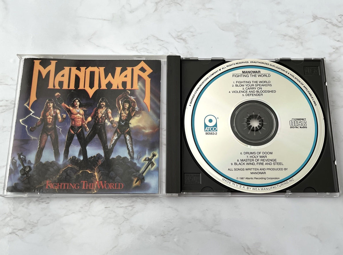 Manowar – Fighting The World (1987) [ORIGINAL USA PRESS]