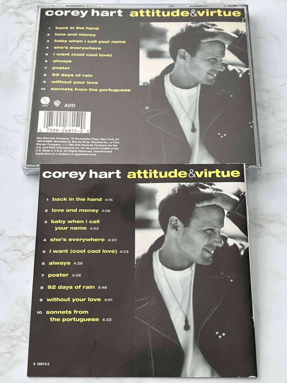 Corey Hart – Attitude & Virtue (1992) [ORIGINAL USA PRESS]