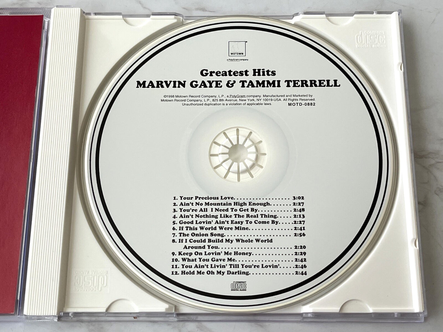 Marvin Gaye, Tammi Terrell – & Tammi Terrell Greatest Hits (1998) [ORIGINAL USA PRESS]
