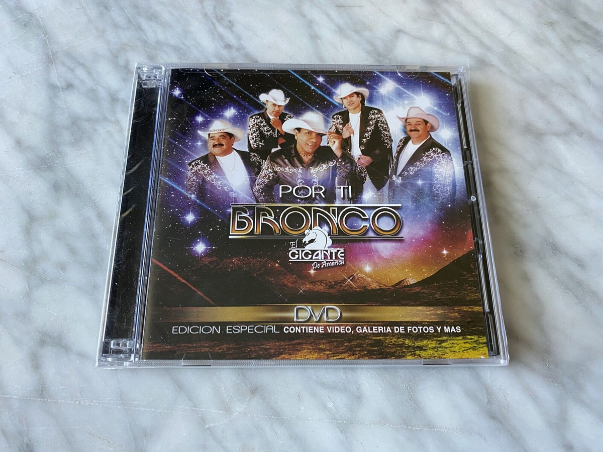 Bronco – El Gigante De America Por Ti (CD/DVD) (2005) [ORIGINAL USA PRESS]
