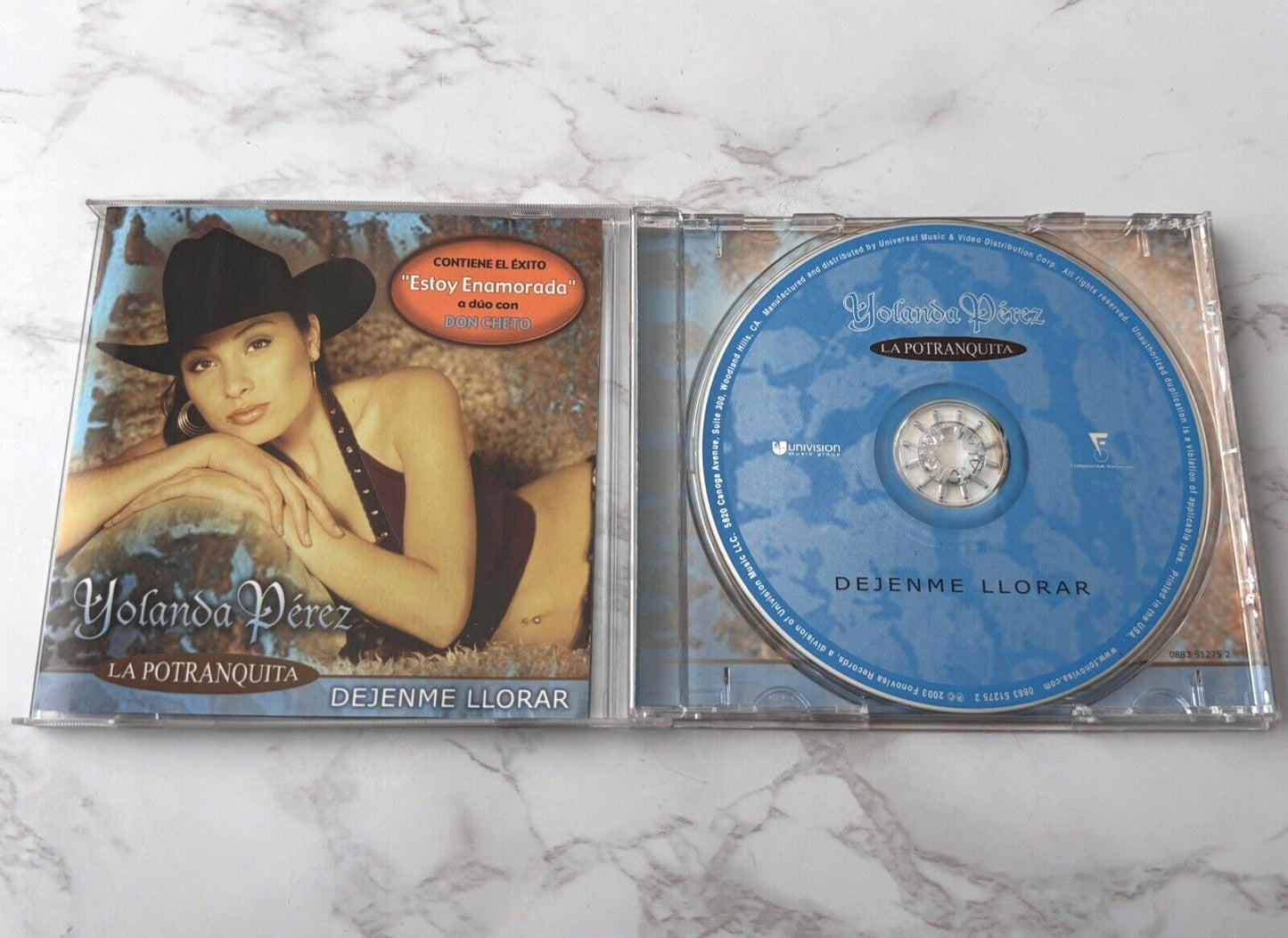 Yolanda Perez – La Potranquita Dejenme Llorar (2003) [ORIGINAL USA PRESS]