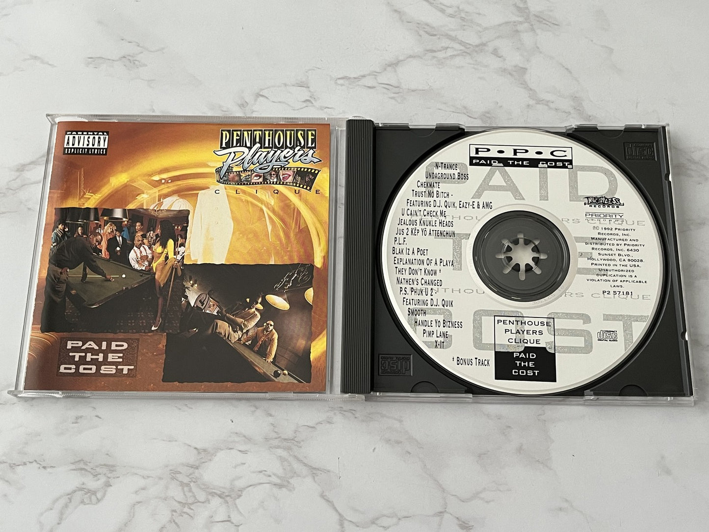 Penthouse Players Clique – Paid the Cost (1992) [USA CAPITOL PRESS]