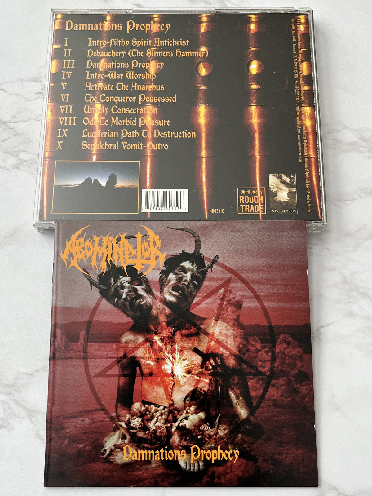 Abominator – Damnation's Prophecy (1999) [ORIGINAL USA PRESS]