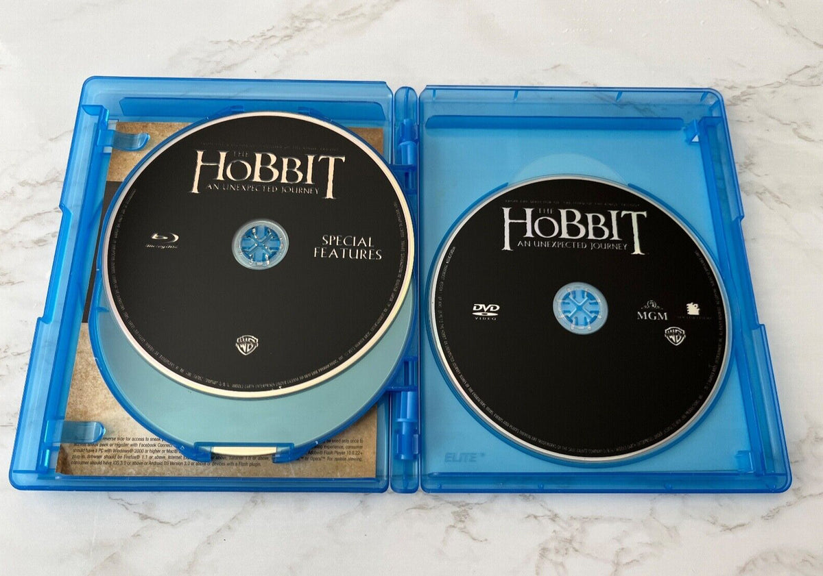 The Hobbit An Unexpected Journey 3D/Blu-ray/DVD 5 Disc Set! J.R.R. Tolkien (2012)