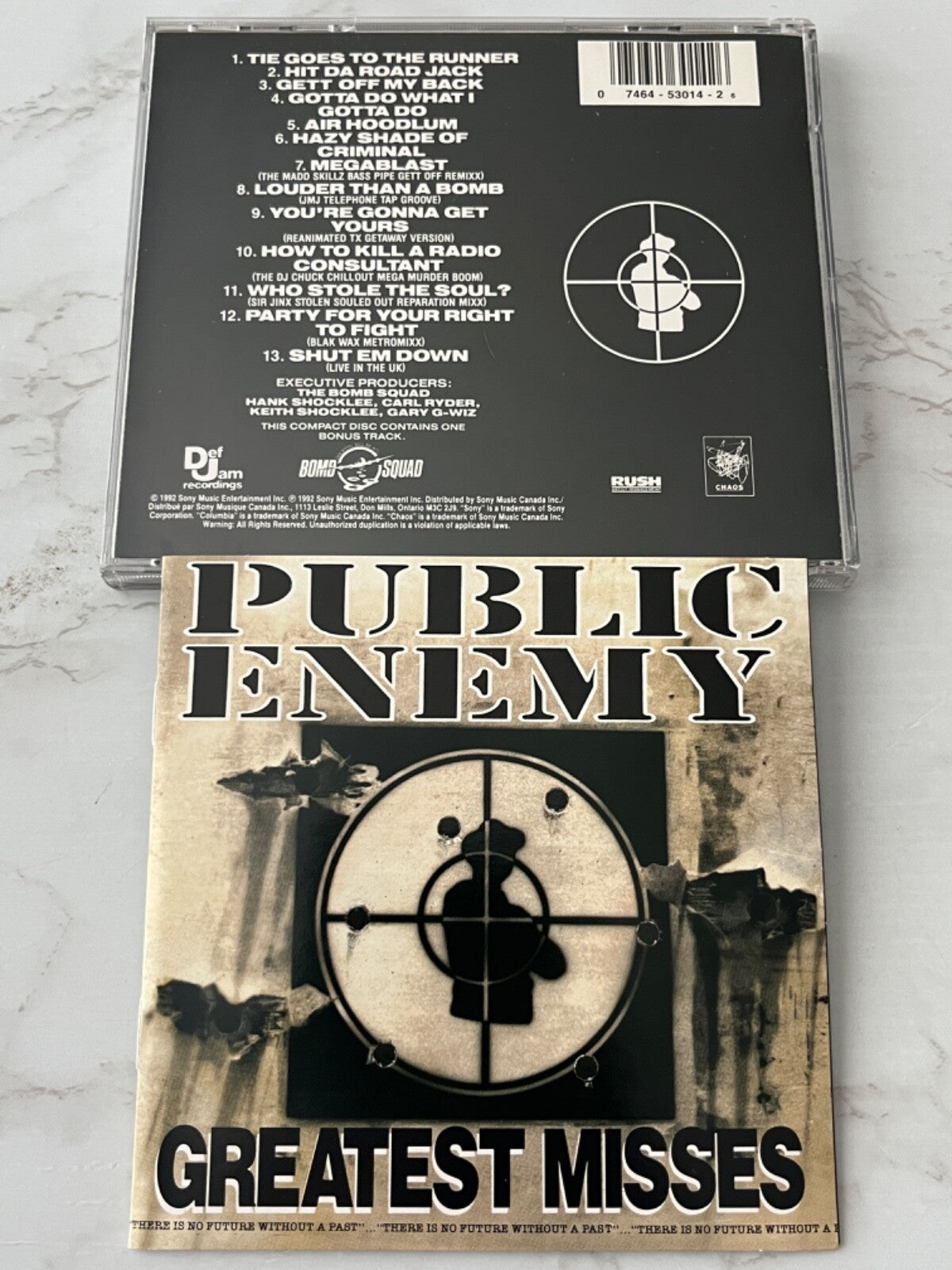 Public Enemy – Greatest Misses (1992) [CANADA PRESS]