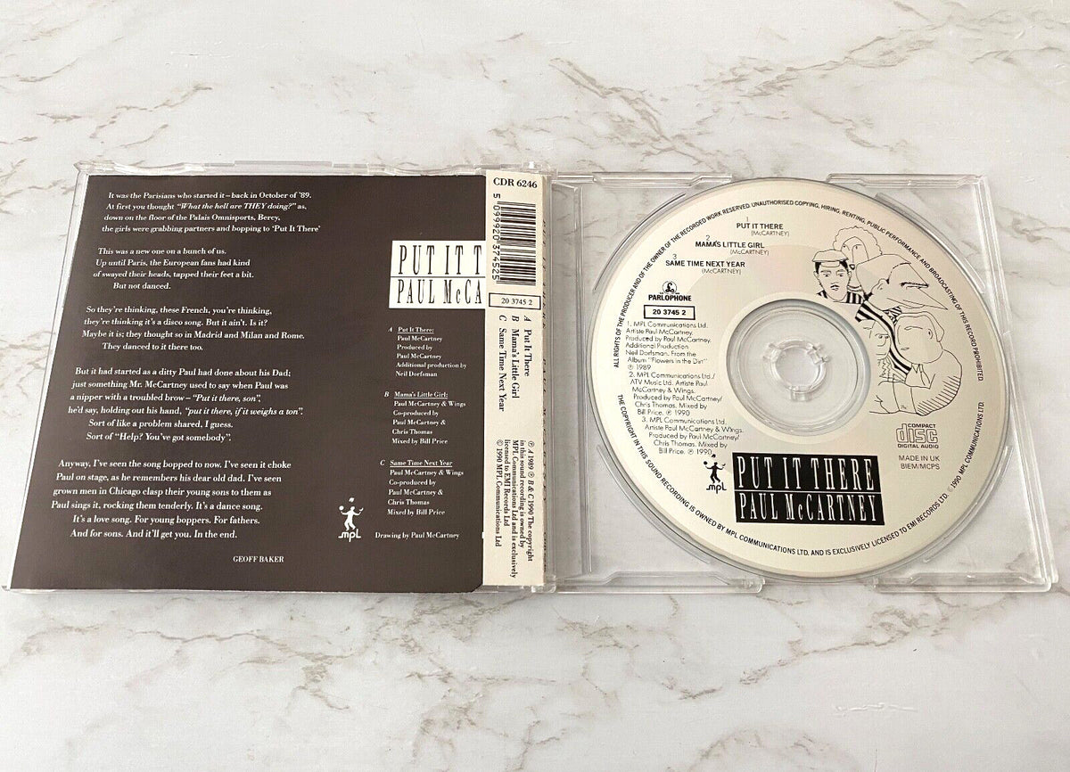 Paul McCartney – Put It There (Maxi Single) (1990) [UK PRESS]