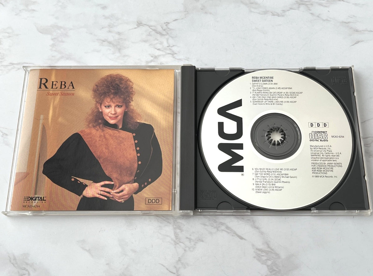 Reba McEntire – Sweet Sixteen (1989) [ORIGINAL USA PRESS]