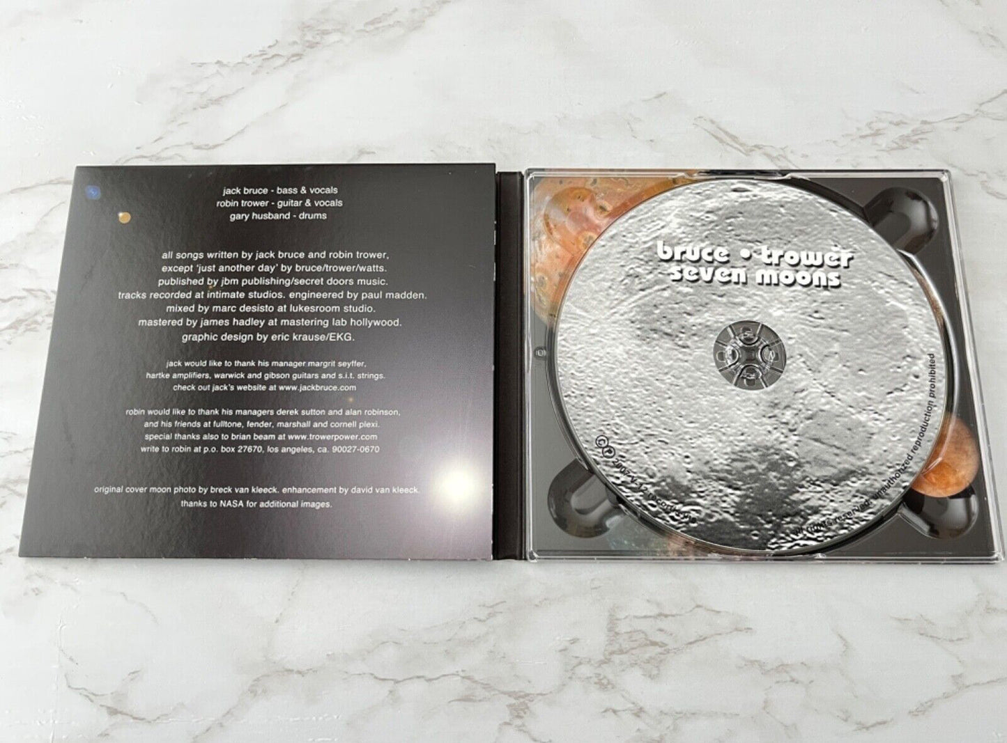 Jack Bruce, Robin Trower – Robin Thrower Seven Moons (Digipak) (2007)