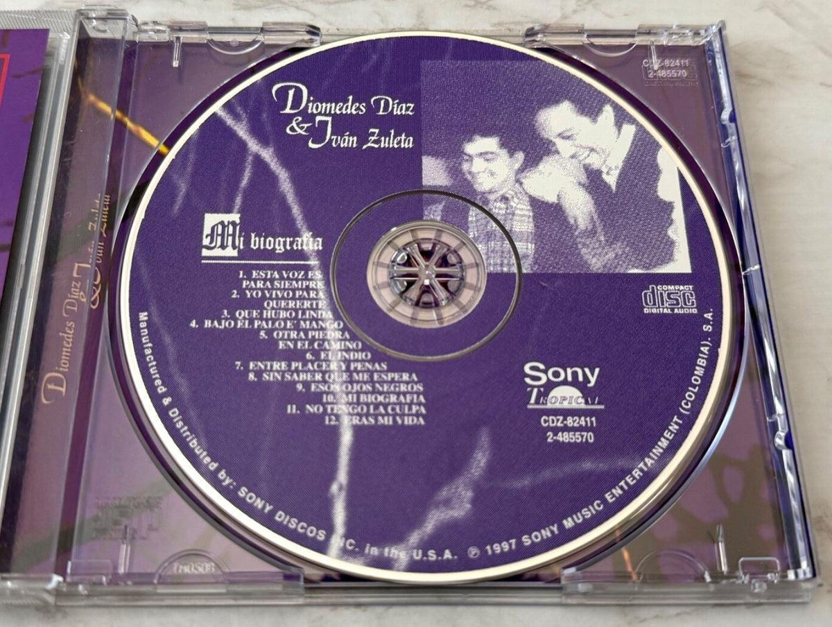 Diomedes Diaz, Ivan Zuleta – & Ivan Zuleta Mi Biografia (1997) [ORIGINAL USA PRESS]