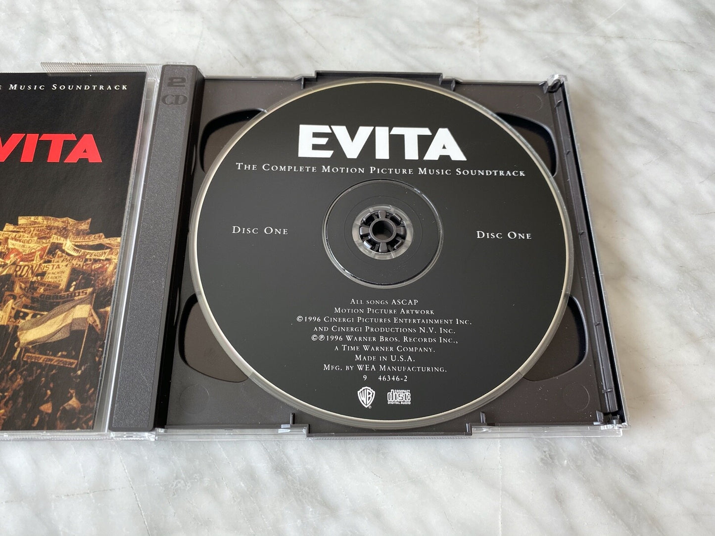 Various, Madonna – Evita Motion Picture Music Soundtrack (1996) [ORIGINAL USA PRESS]