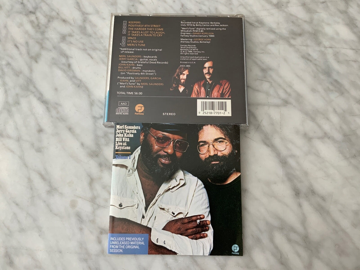 Jerry Garcia, Merl Saunders – Jerry Garcia Live At Keystone Vol. 1 [DADC PRESS]
