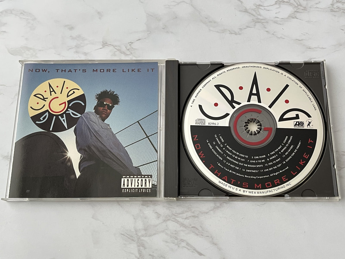 Craig G – Now Thats More Like It (1991) [ORIGINAL USA PRESS]