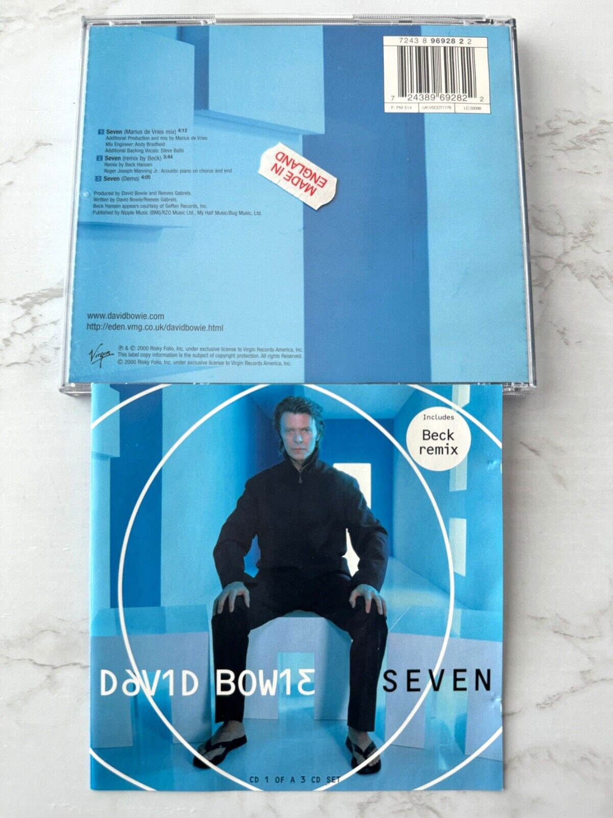 David Bowie – Seven (2000) [UK PRESS]