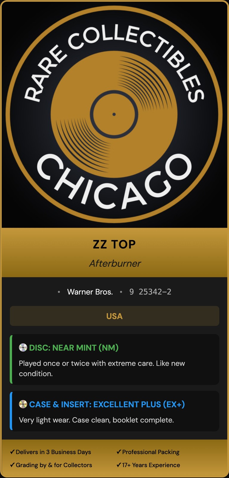 ZZ Top – Afterburner