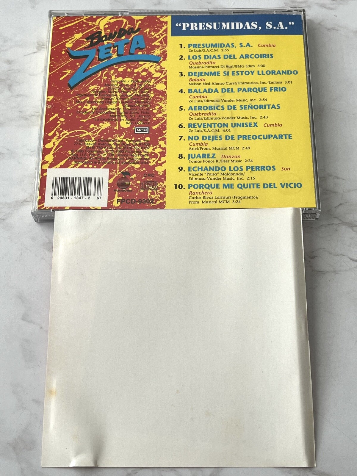 Banda Zeta – Presumidas S.A. (1995)