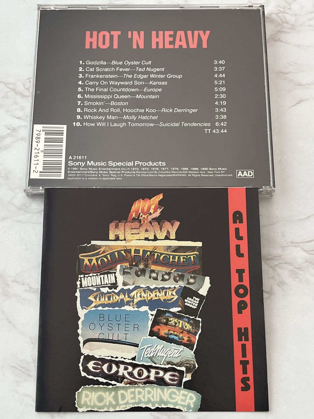 Blue Oyster Cult, Boston, Kansas, Molly Hatchet, Ted Nugent – Hot N Heavy (1991) [ORIGINAL USA PRESS]