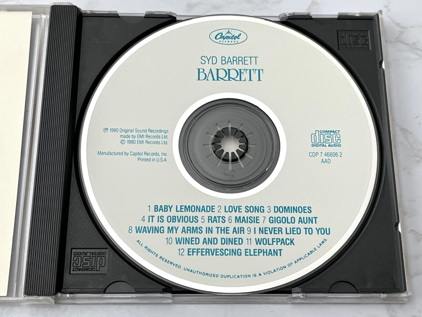 Syd Barrett – Barrett (1990) [ORIGINAL USA PRESS]