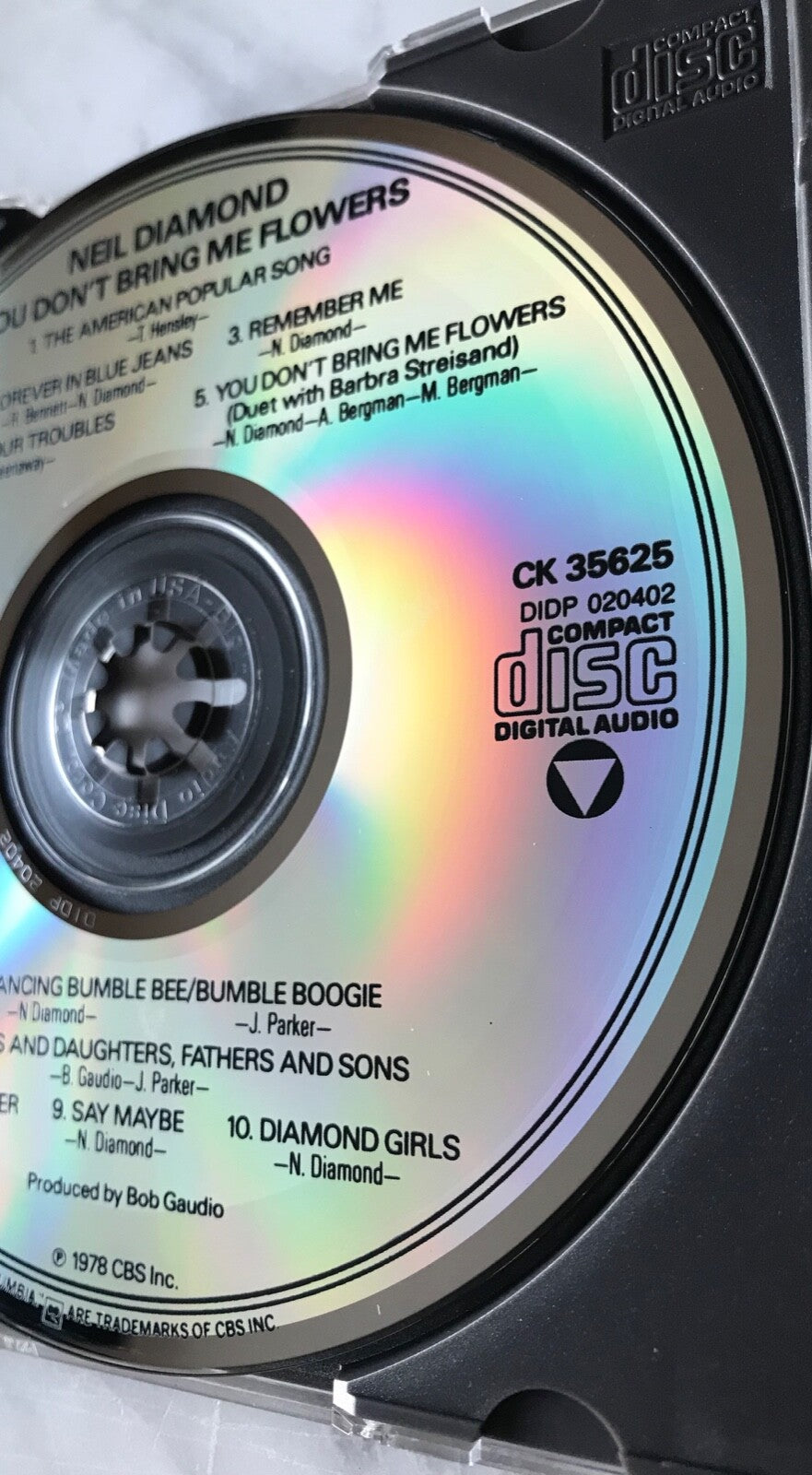 Neil Diamond – You Don't Bring Me Flowers [DADC PRESS]