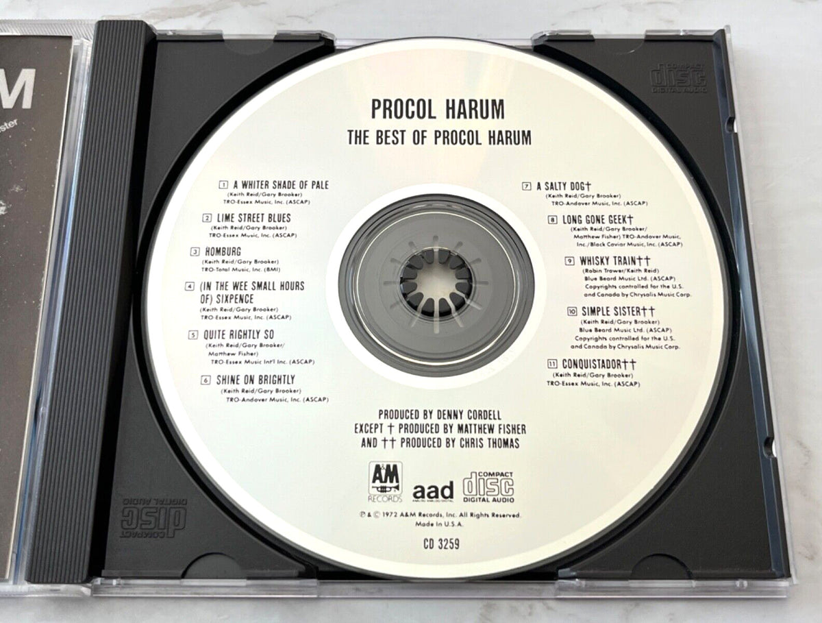 Procol Harum – The Best Of (1987) [ORIGINAL USA PRESS]
