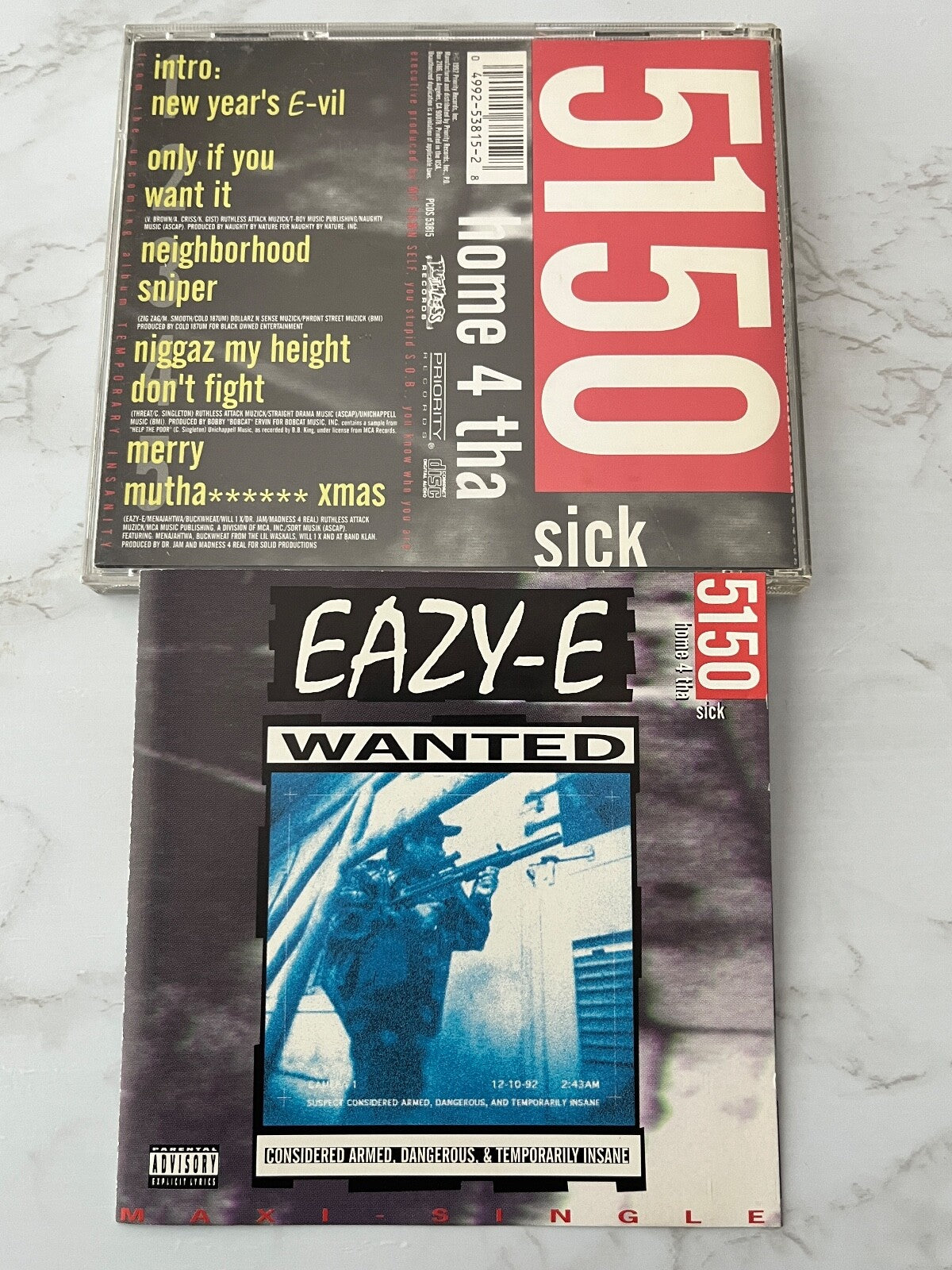 Eazy-E – 5150 Home 4 Tha Sick (EP) (1992) [ORIGINAL USA PRESS]