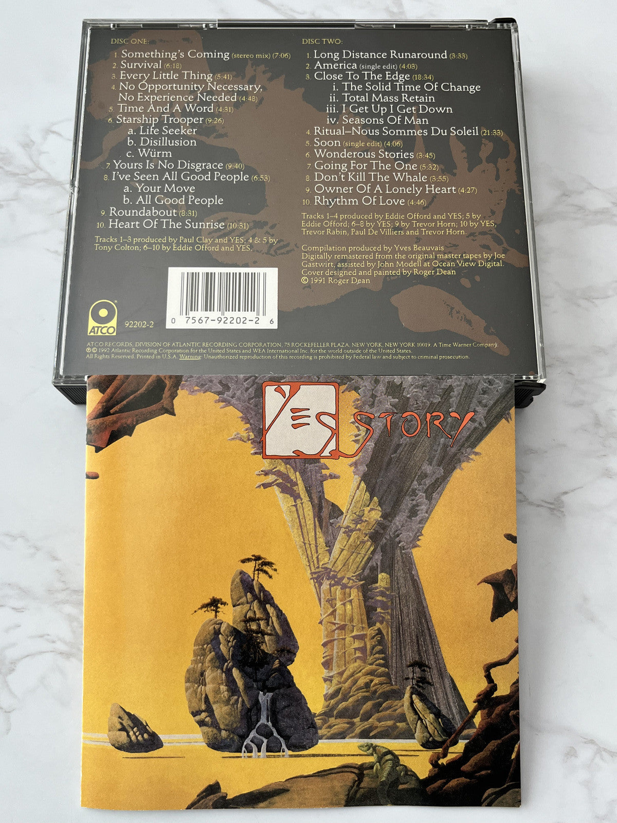 Yes – Yesstory (1992) [ORIGINAL USA PRESS]