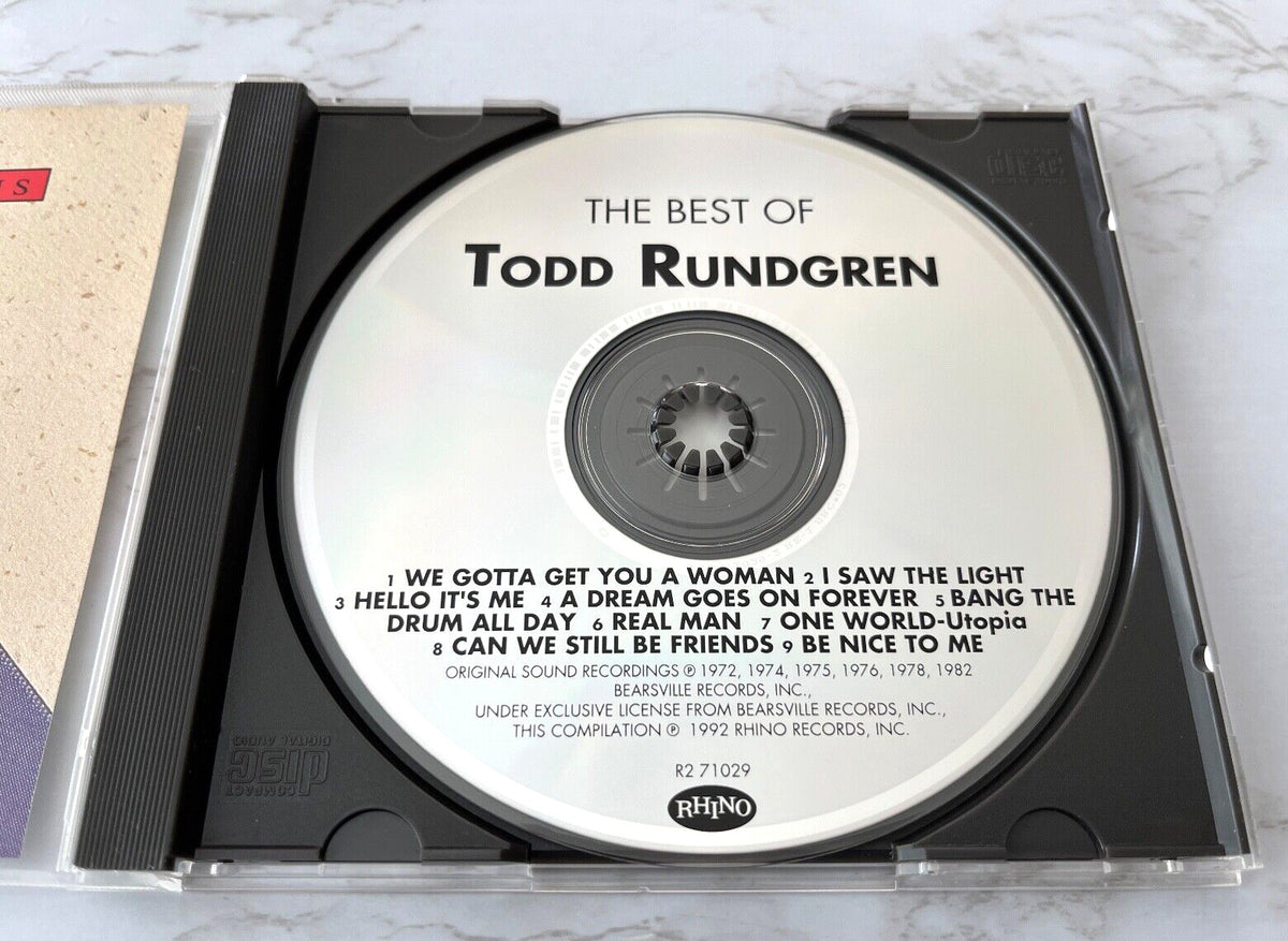 Todd Rundgren – The Best Of (1992) [ORIGINAL USA PRESS]