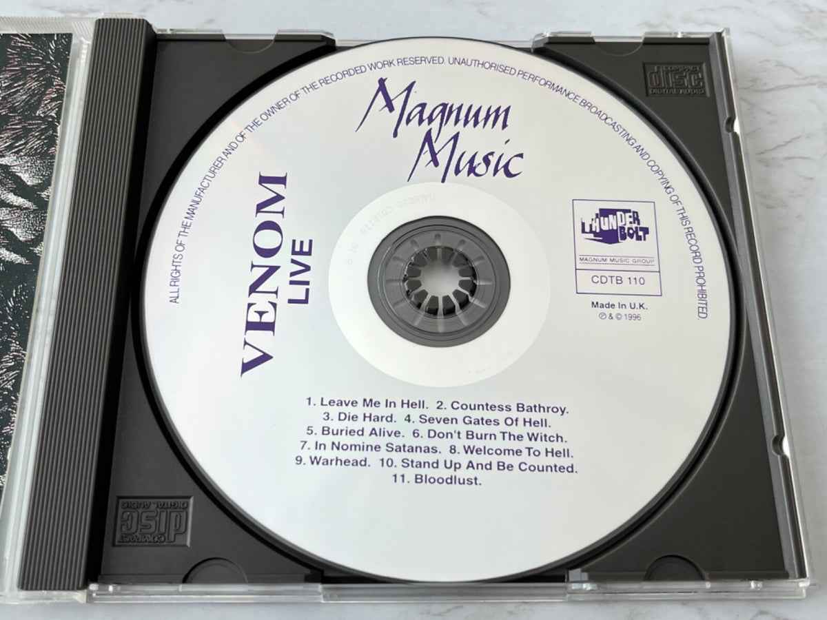 Venom – Live Official Bootleg (1996) [UK PRESS]