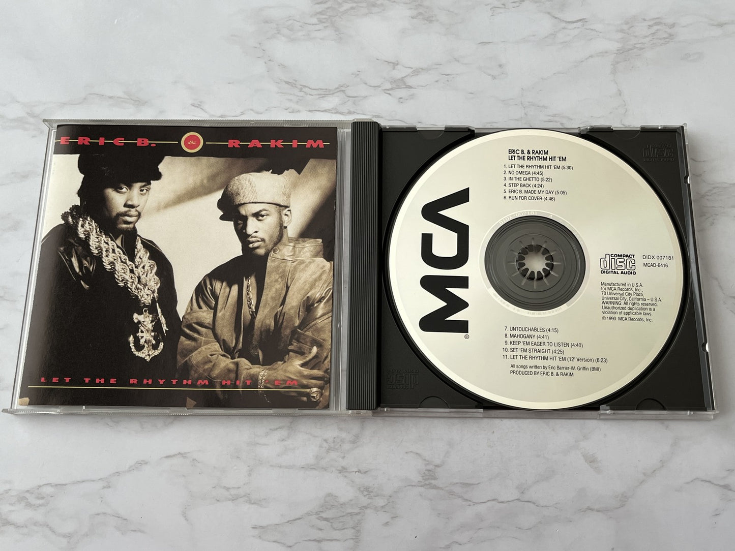 Eric B. & Rakim – Let The Rhythm Hit 'Em (1990) [USA 1ST PRESS]