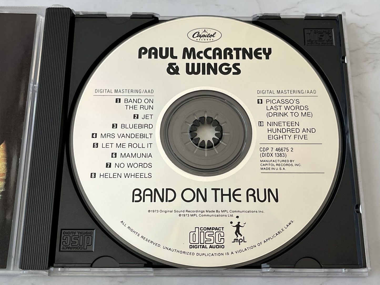 Paul McCartney & Wings – Paul McCartney Wings Band On The Run [JVC PRESS]