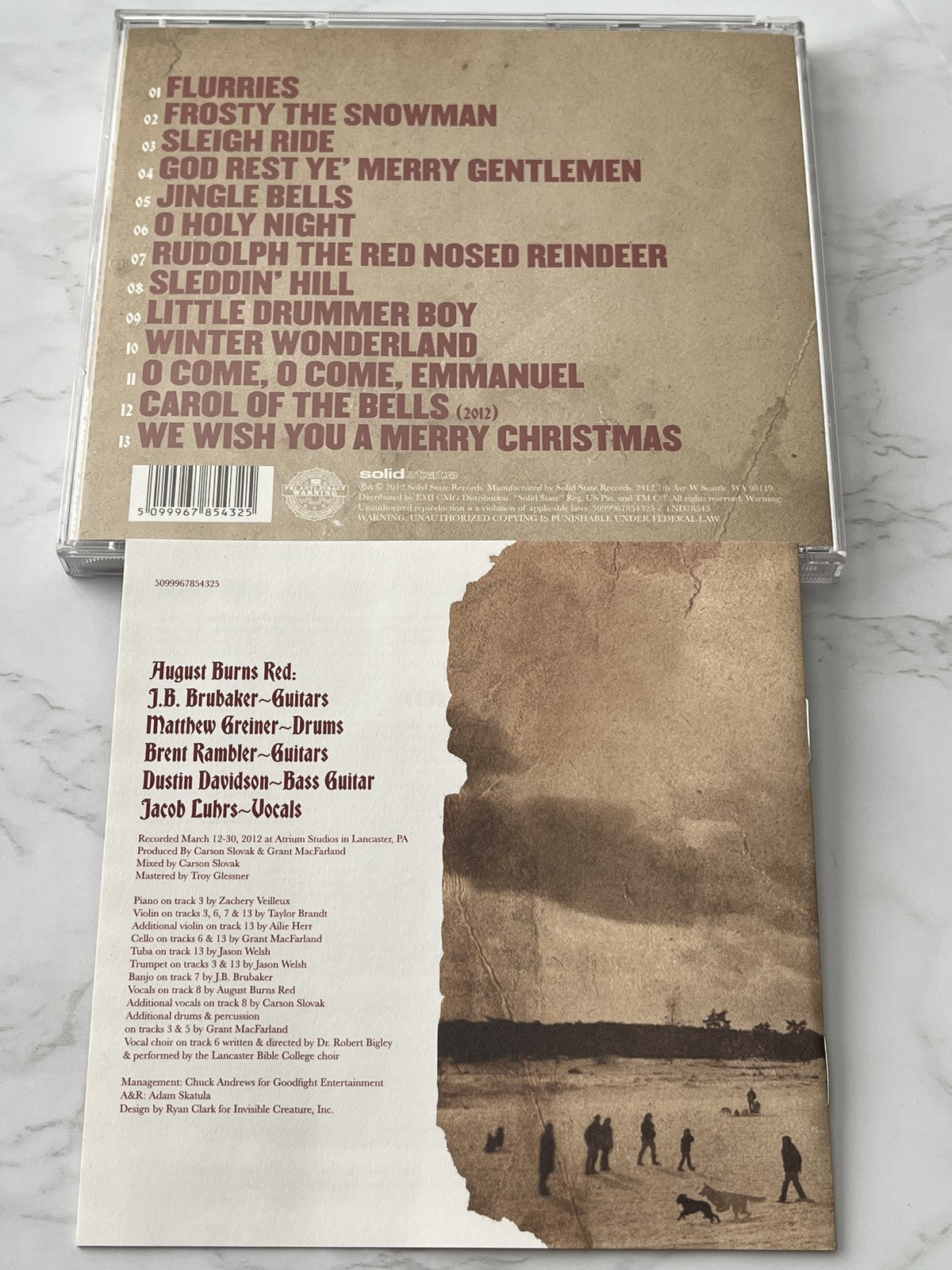 August Burns Red – Presents Sleddin' Hill A Holiday Album (2012) [ORIGINAL USA PRESS]
