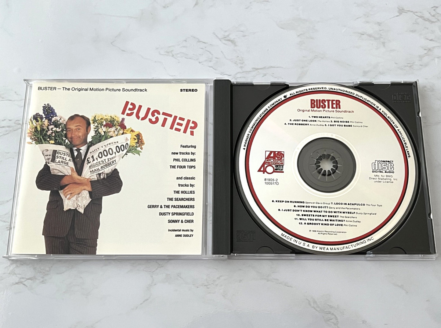 Phil Collins, The Hollies, Various – Buster Original Motion Picture Soundtrack (1988)
