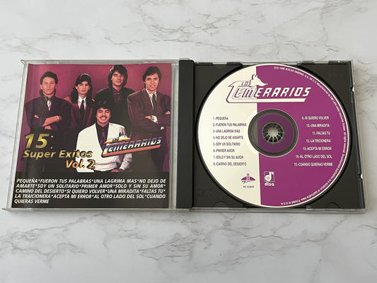 Los Temerarios – 15 Super Exitos Vol. 2 (1996)