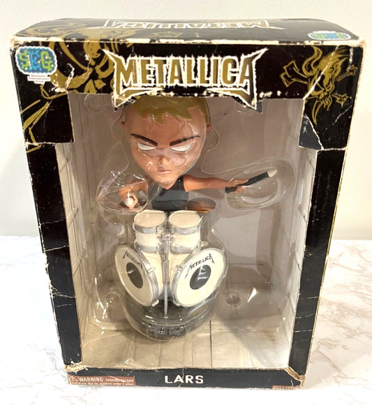 Metallica Lars Ulrich Bobble Head Figure 2003 SEG Drumkit! James Hetfield (2003)