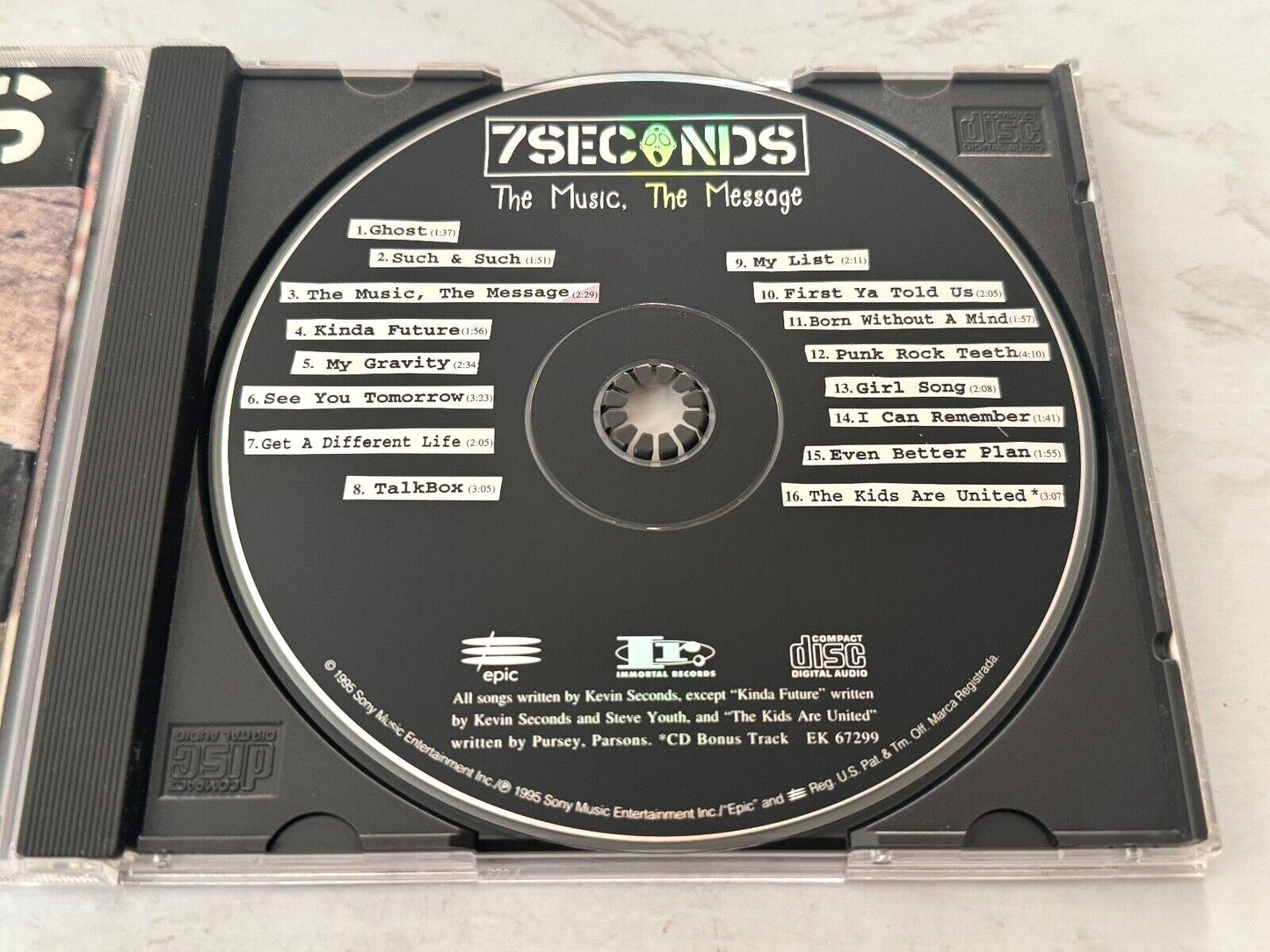7 Seconds – The Music The Message (1995)