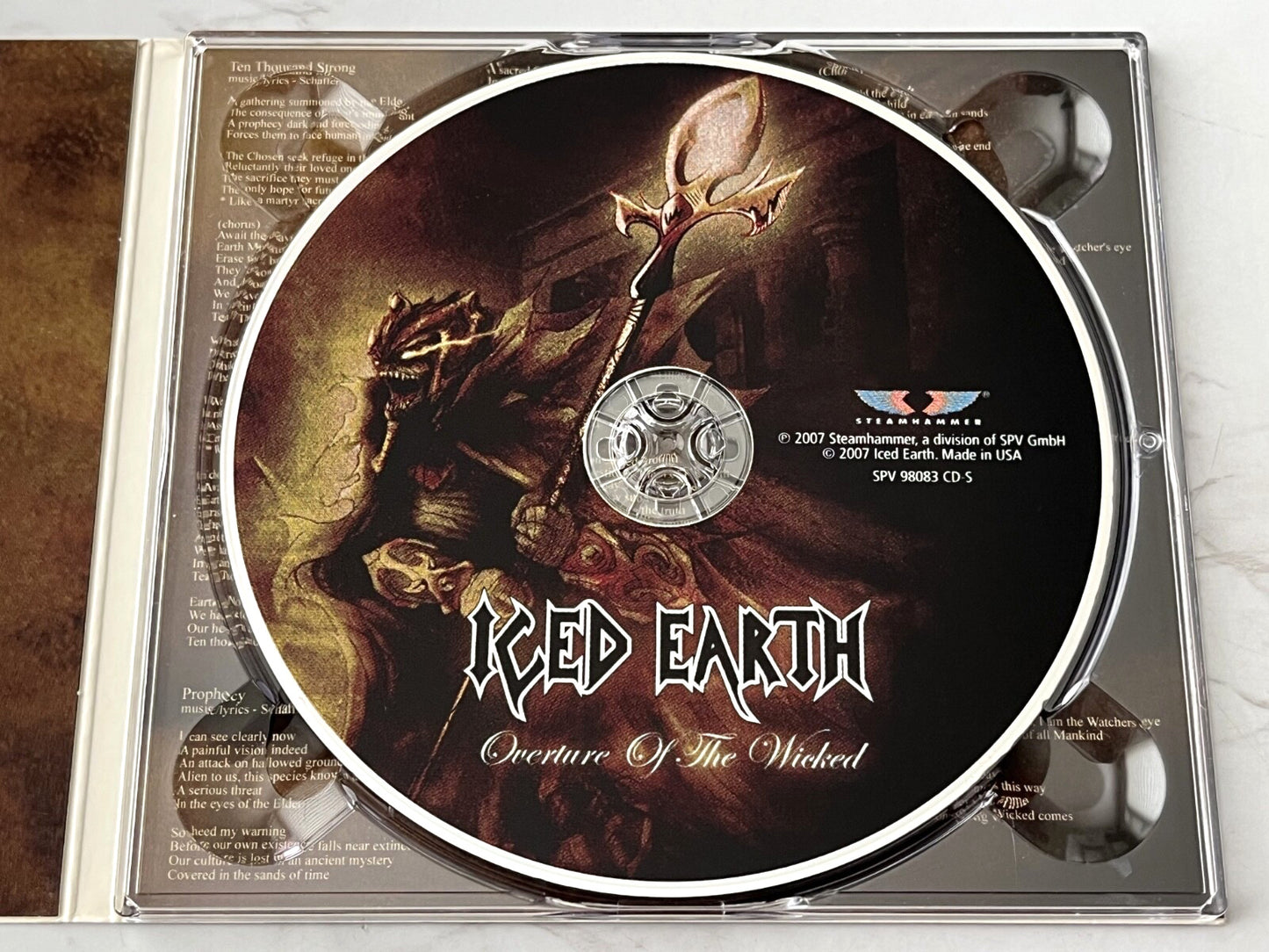 Iced Earth – Overture Of The Wicked (Maxi Single, Digipak) (2007)