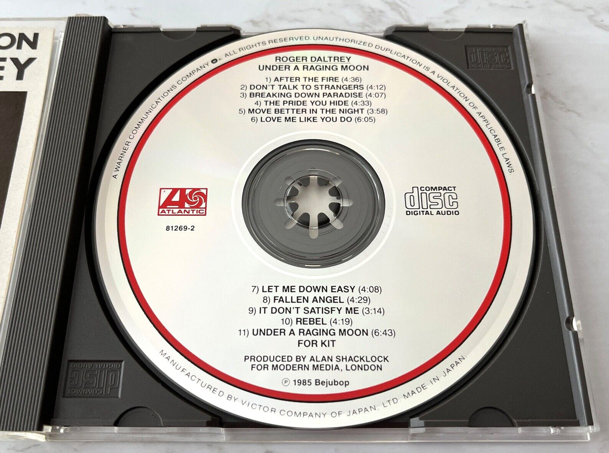 Roger Daltrey – Under A Raging Moon (1985) [JAPAN TARGET ERA]