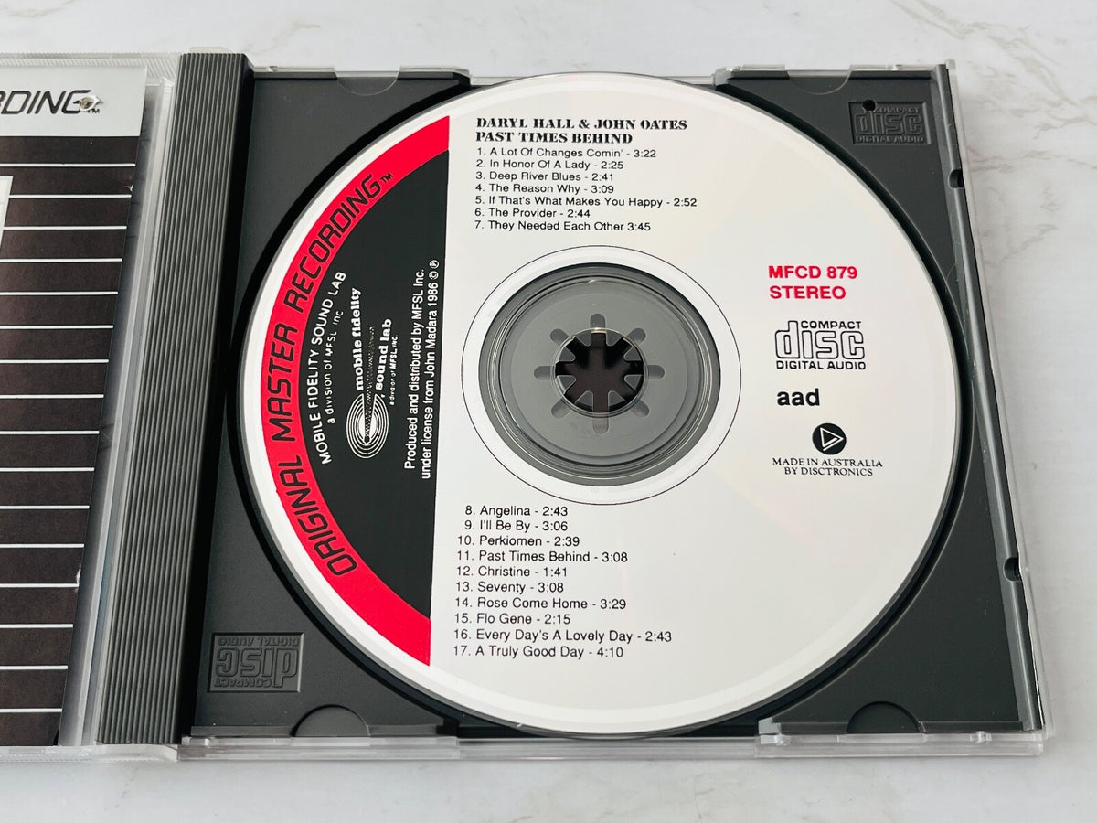 Daryl Hall, John Oates – & John Oates Past Times Behind (MFSL, Promo) (1986) [AUSTRALIA PRESS]