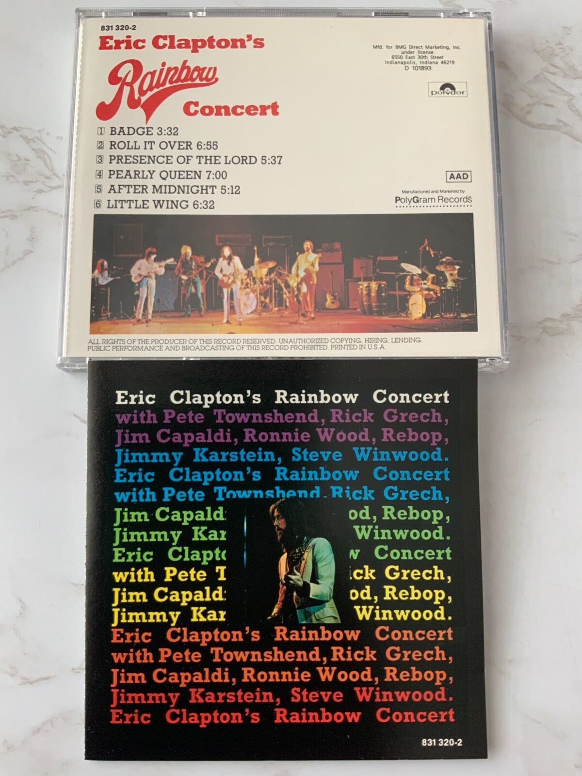 Eric Clapton – Eric Clapton's Rainbow Concert [ORIGINAL USA PRESS]