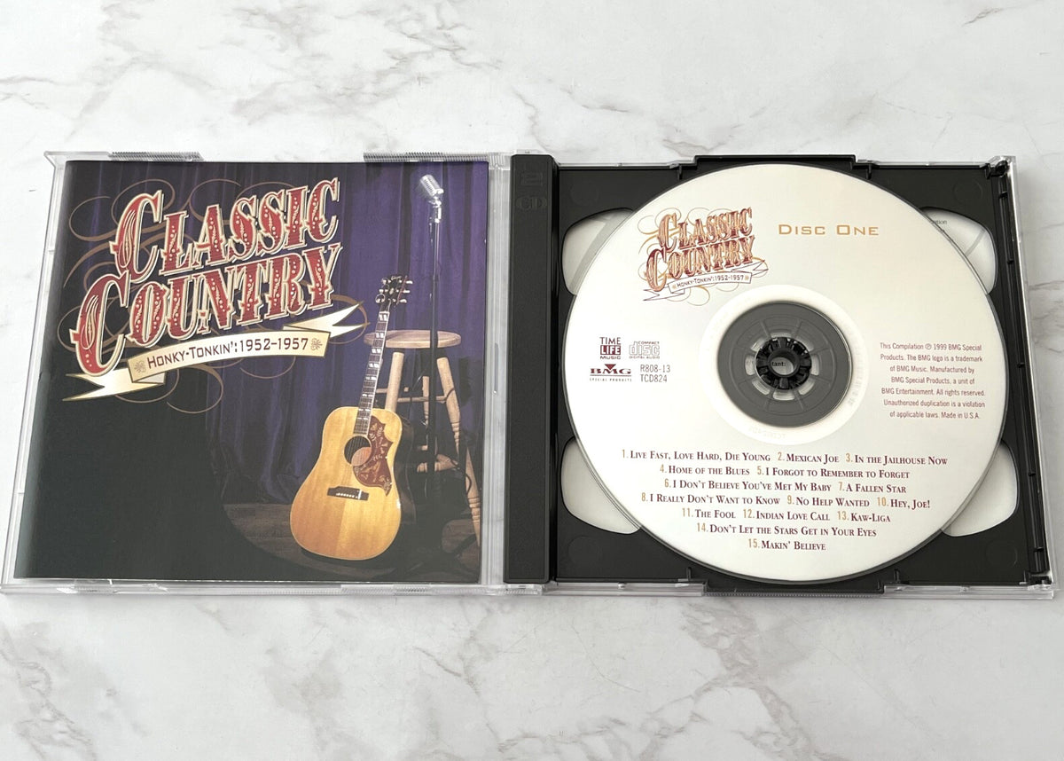 Eddy Arnold, Johnny Cash, Kitty Wells, Ray Price, Various – Time Life Music Classic Country Honky Tonkin' 1952-1957 (1999)