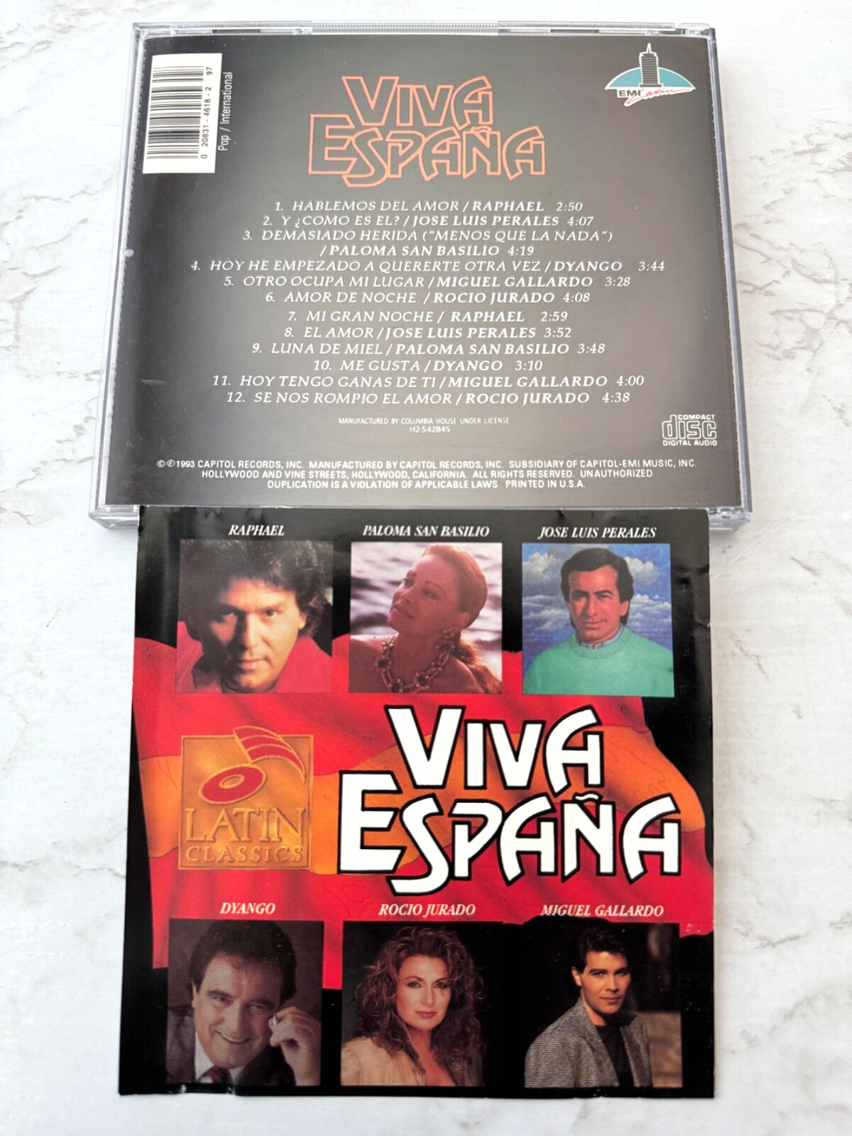 Dyango, Jose Luis Perales, Miguel Gallardo, Raphael, Rocio Jurado – Viva España (1993) [ORIGINAL USA PRESS]