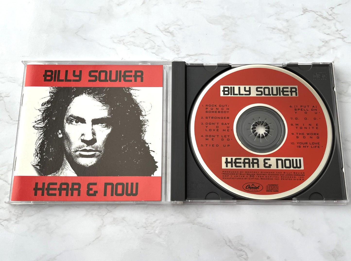 Billy Squier – Hear & Now (1989) [ORIGINAL USA PRESS]