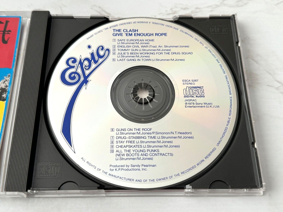 The Clash – Give Em Enough Rope (OBI) (1991)