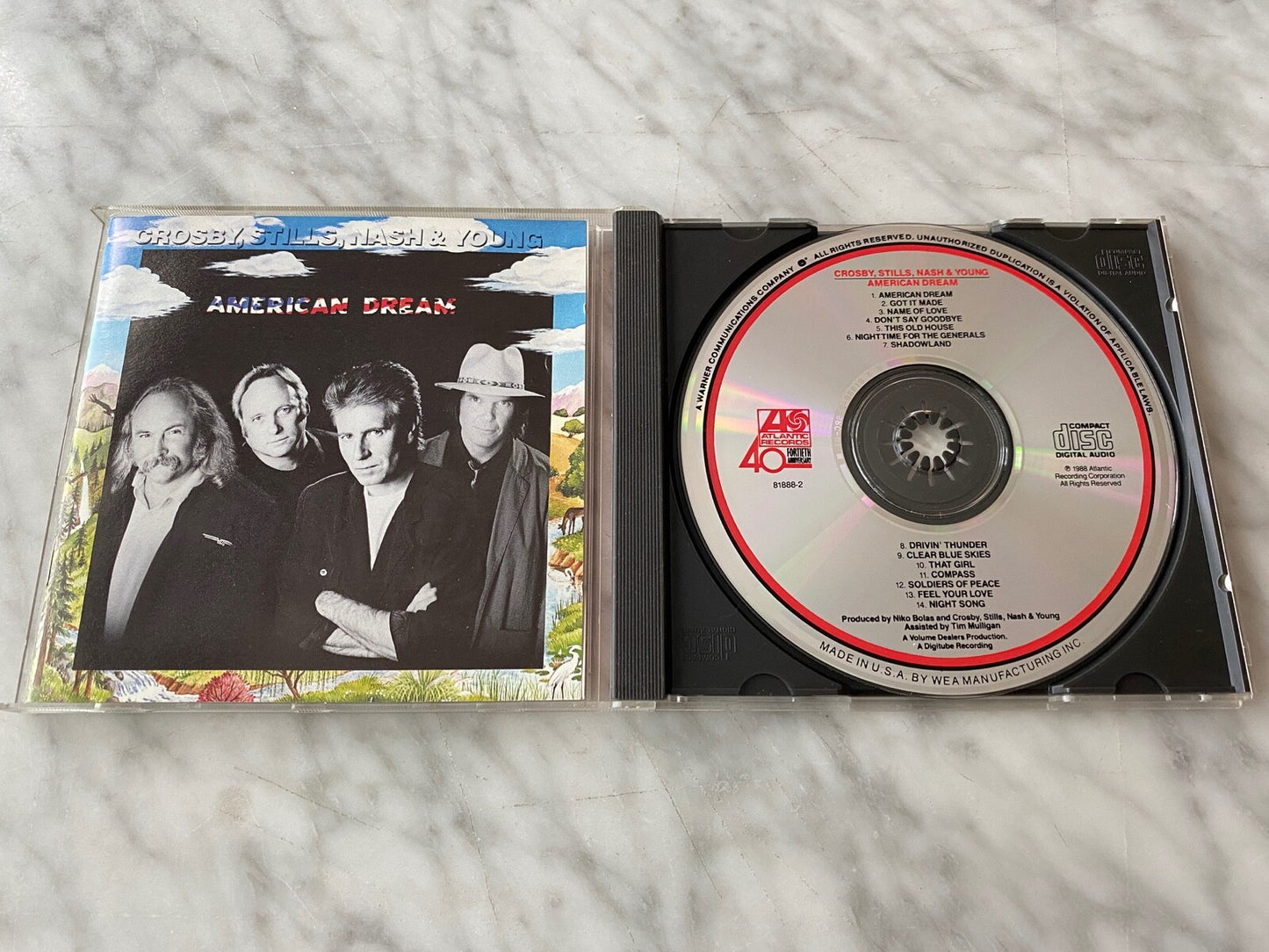 Crosby Stills Nash & Young – American Dream (1988) [ORIGINAL USA PRESS]