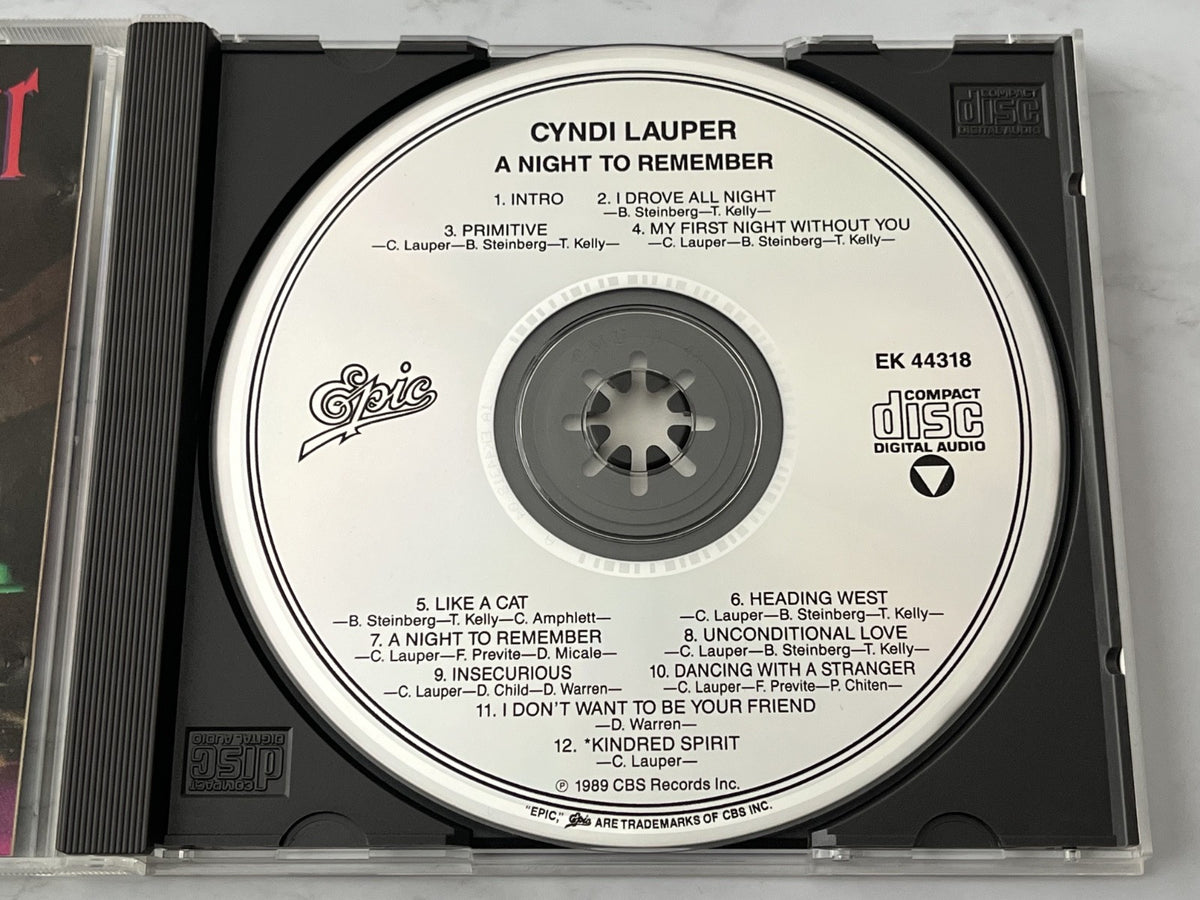Cyndi Lauper – A Night To Remember (1989) [ORIGINAL USA PRESS]