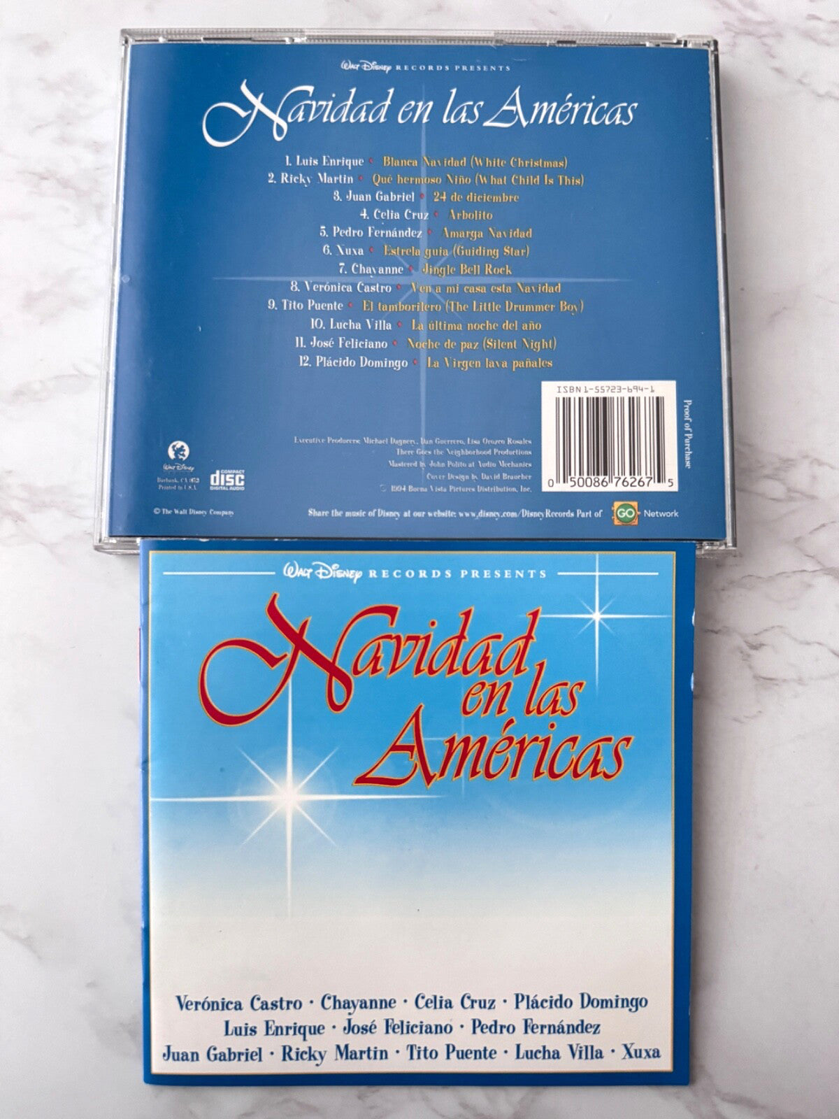 Celia Cruz, Chayanne, Juan Gabriel, Luis Enrique, Various – Navidad En Las Americas (1994) [ORIGINAL USA PRESS]