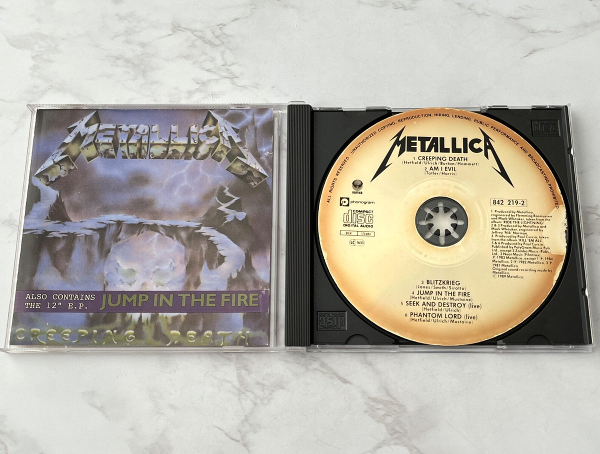 Metallica – Creeping Death / Jump In The Fire (EP) (1990) [UK PRESS]