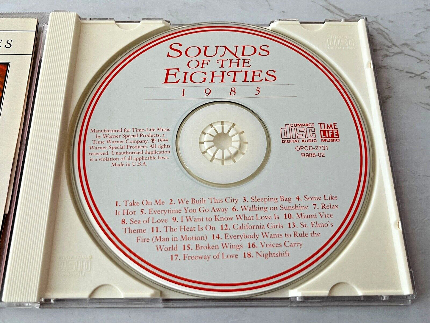 Foreigner, Tears for Fears, Various, ZZ Top, a-ha – Time Life Music Sounds Of The Eighties 1985 (1994) [ORIGINAL USA PRESS]