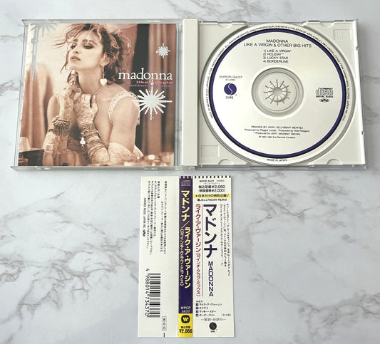 Madonna – Like A Virgin & Other Big Hits (OBI, Maxi Single) (1990) [JAPAN TARGET ERA]
