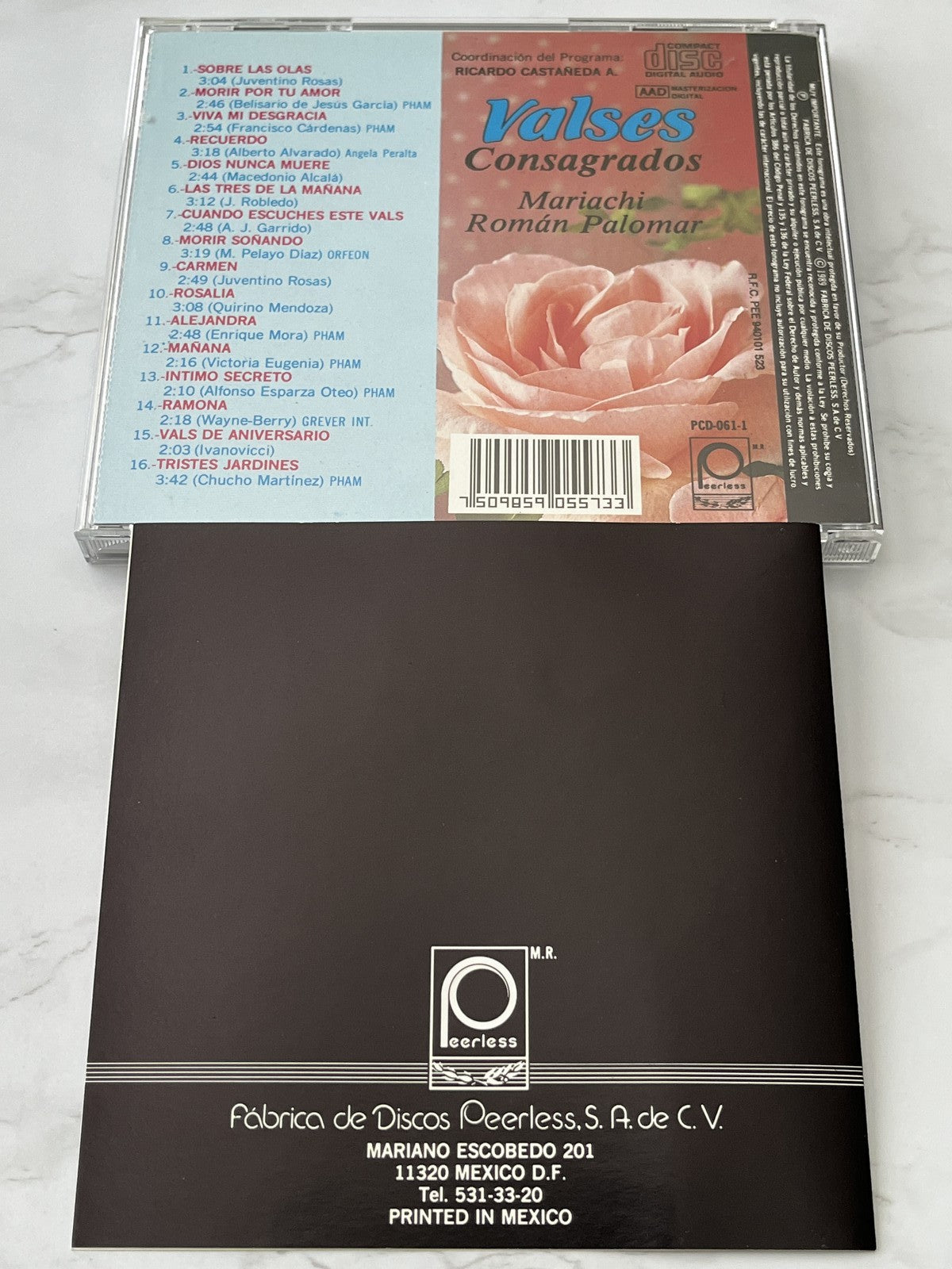Mariachi Román Palomar – Mariachi Roman Palomar Valses Consagrados (1989)