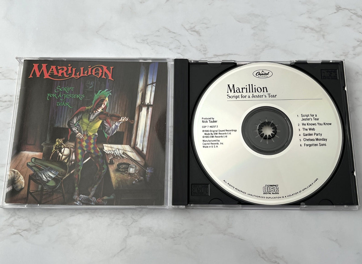 Marillion – Script For A Jester Tear [ORIGINAL USA PRESS]